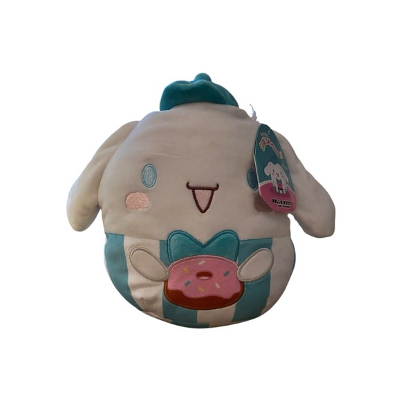 Squishmallows Other - Cinnamoroll X Squishmallows Plush 8" Donut Shop Sanrio 2024 Jazwares Kawaii